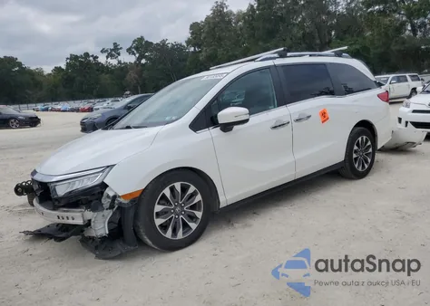 2022 Honda Odyssey Exl from USA, damaged, VIN 5FNRL6H76NB013735